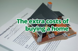 The extra costs of buying a home