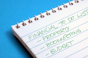 Financial to do list