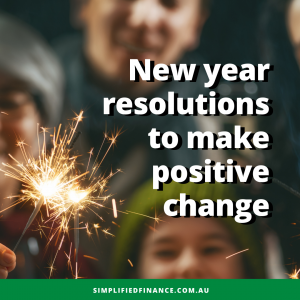 New year resolutions to make positive change